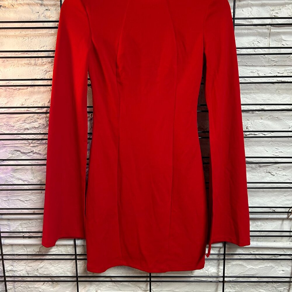 NWT Jackson Red Long Sleeve Dress by THATS SO FETCH size 6